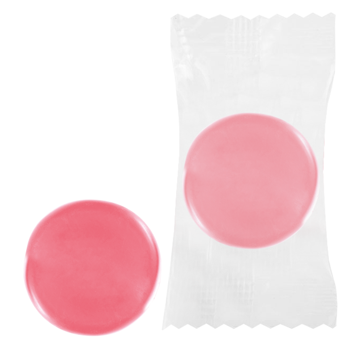 web bildes2: sveramā produkcija/Marcipāns zemeņu šokolādē caurspīdīgā flowpack iepakojumā.png